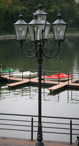 urban lamp post