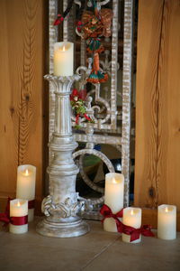 aluminum candle holder