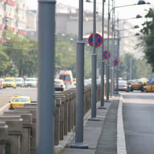 urban lamp post