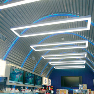 hanging light fixture / surface-mounted / LED / rectangular