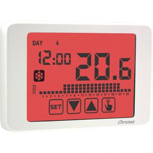 programmable thermostat / digital / wall-mounted / for heating