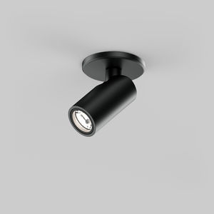 semi-recessed spotlight