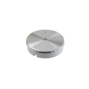 recessed floor light fixture / LED / round / outdoor