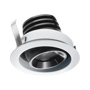 recessed ceiling spotlight / indoor / LED / round