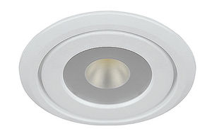 recessed ceiling spotlight / indoor / LED / round