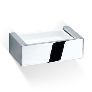 wall-mounted soap dish / chrome