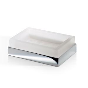 nickel soap dish / chrome-plated brass / gold-plated brass