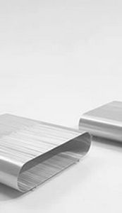 contemporary coffee table / aluminum / square