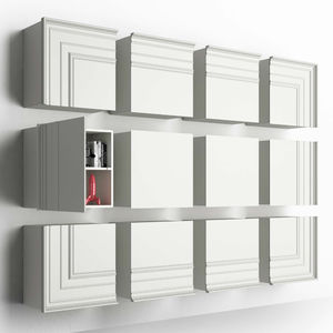 contemporary living room wall unit
