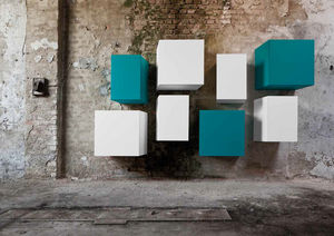 wall-mounted shelves