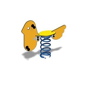 Metal spring rocker - DUCK - TLF srl - HPL / animal / 1-seat