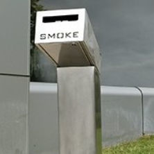 pedestal ashtray