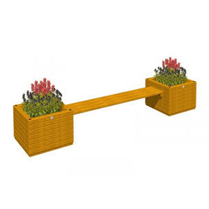 wooden planter
