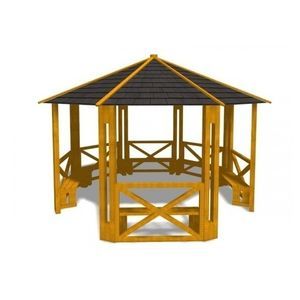 wooden gazebo 1