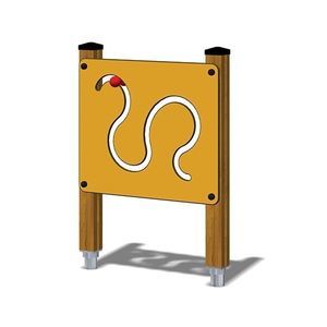 play panel with steering wheel