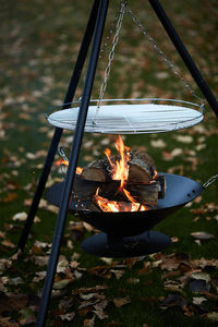 wood-burning barbecue