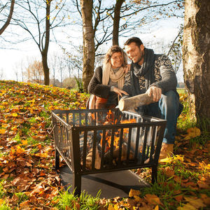 wood-burning fire pit