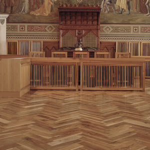 solid parquet floor