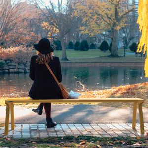 contemporary public bench