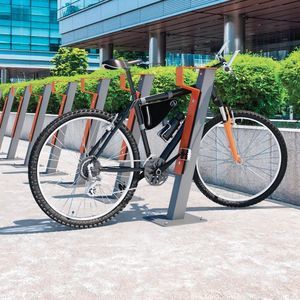 floor-mounted bike rack