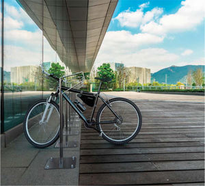 floor-mounted bike rack