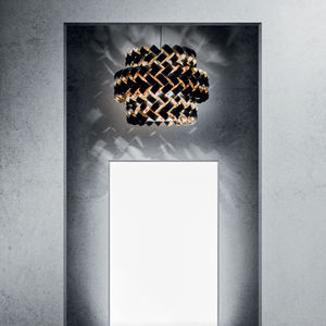 Pendant lamp - EGG - PALLUCCO - metal / blown glass / original design
