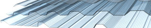 corrugated polycarbonate panel