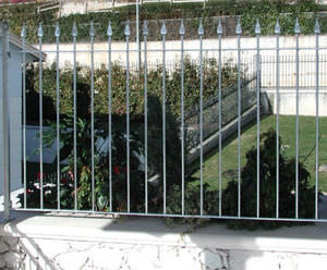 fence with bars