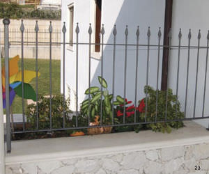 fence with bars
