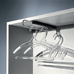recessed coat hanger rack