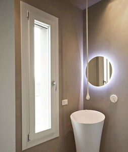 tilt-and-slide window / wooden / triple-glazed / thermally-insulated
