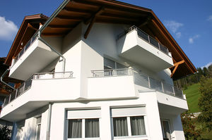 balcony with panels