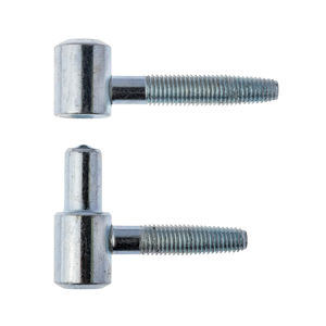 door hinge / nickel-plated / zinc-plated steel / galvanized