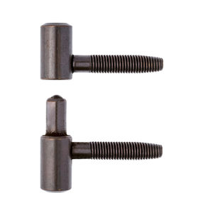 door hinge / nickel-plated / bronze / zinc-plated steel