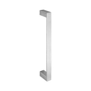 door pull handle / stainless steel / contemporary / satin finish
