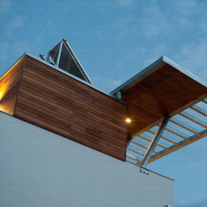 wooden ventilated facade