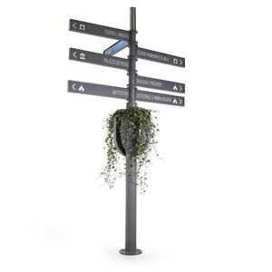 galvanised steel signboard