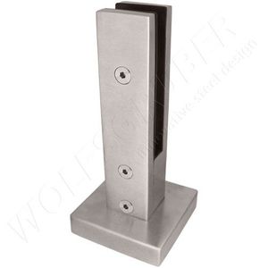 stainless steel glass clamp