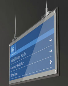 hanging signboard