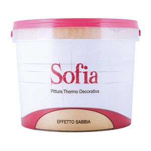 insulating paint / decorative / for walls / for interior