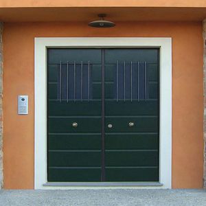 entry door / swing / MDF / steel