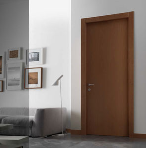 Interior door - UNO - CIPRIANI SERRAMENTI - solid wood / oak / MDF