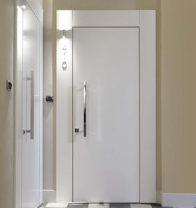indoor door / swing / wooden / acoustic