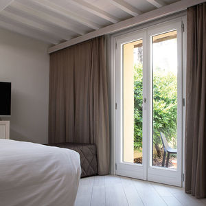 swing French door / wooden / aluminum / thermal break