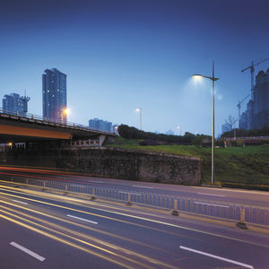 urban lamp post