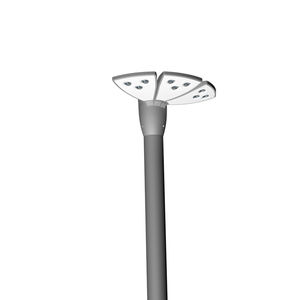 urban bollard light / contemporary / metal / LED