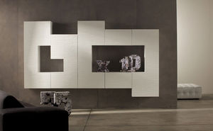 contemporary living room wall unit