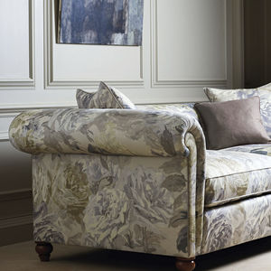 upholstery fabric / floral pattern / wool / printed