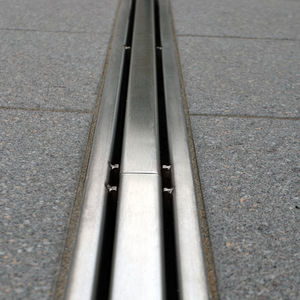 side-slotted drainage channel