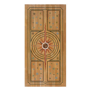 solid wood floor medallion